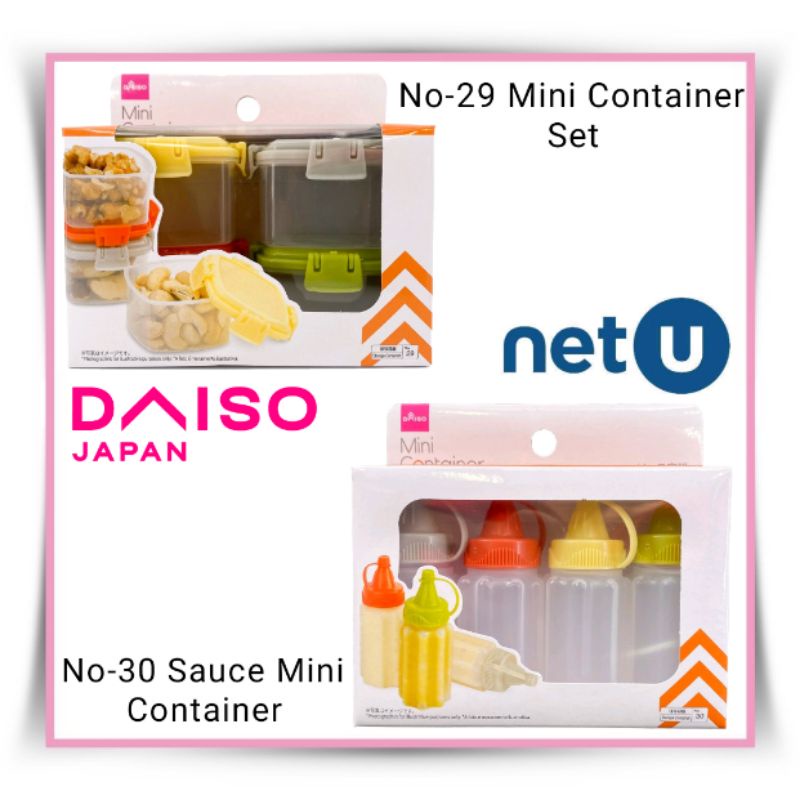 DAISO Mini Container Set / Sauce Mini Container Shopee Malaysia