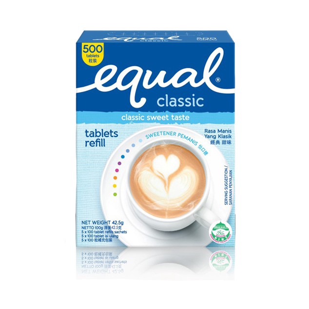 EQUAL CLASSIC TABLETS 100's / 500'S Shopee Malaysia