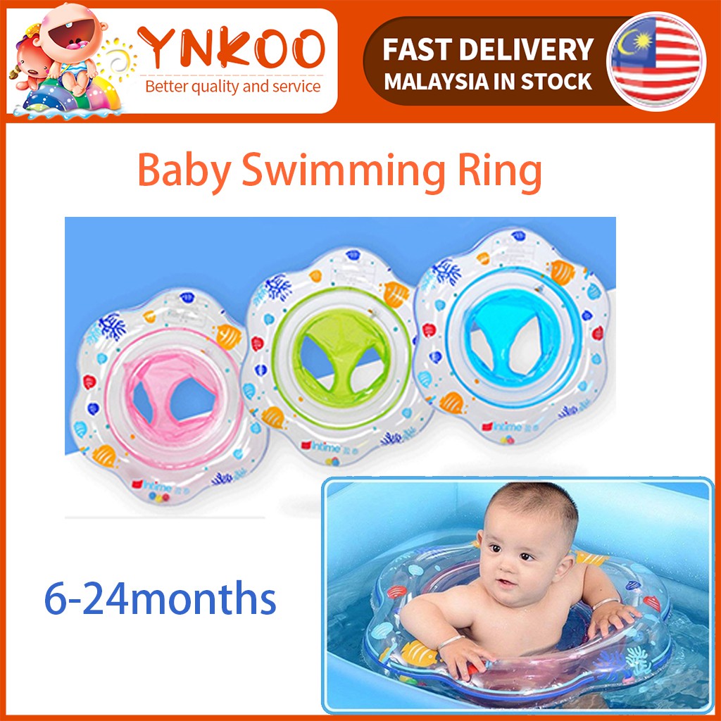 YNKOO Inflatable Baby Double Airbag Swimming Ring Kids Swim Ring with