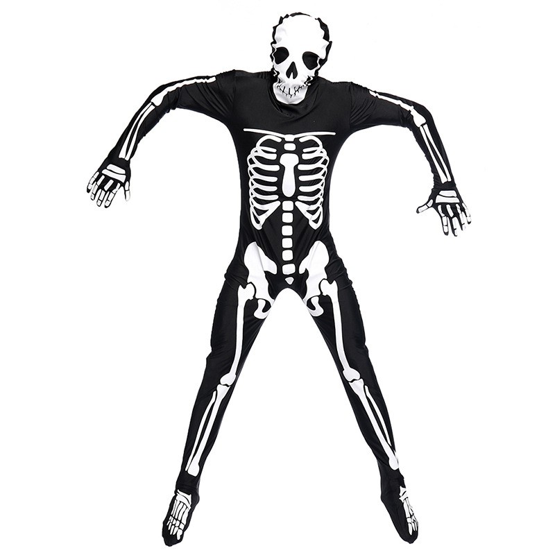 skeleton jumpsuit mens