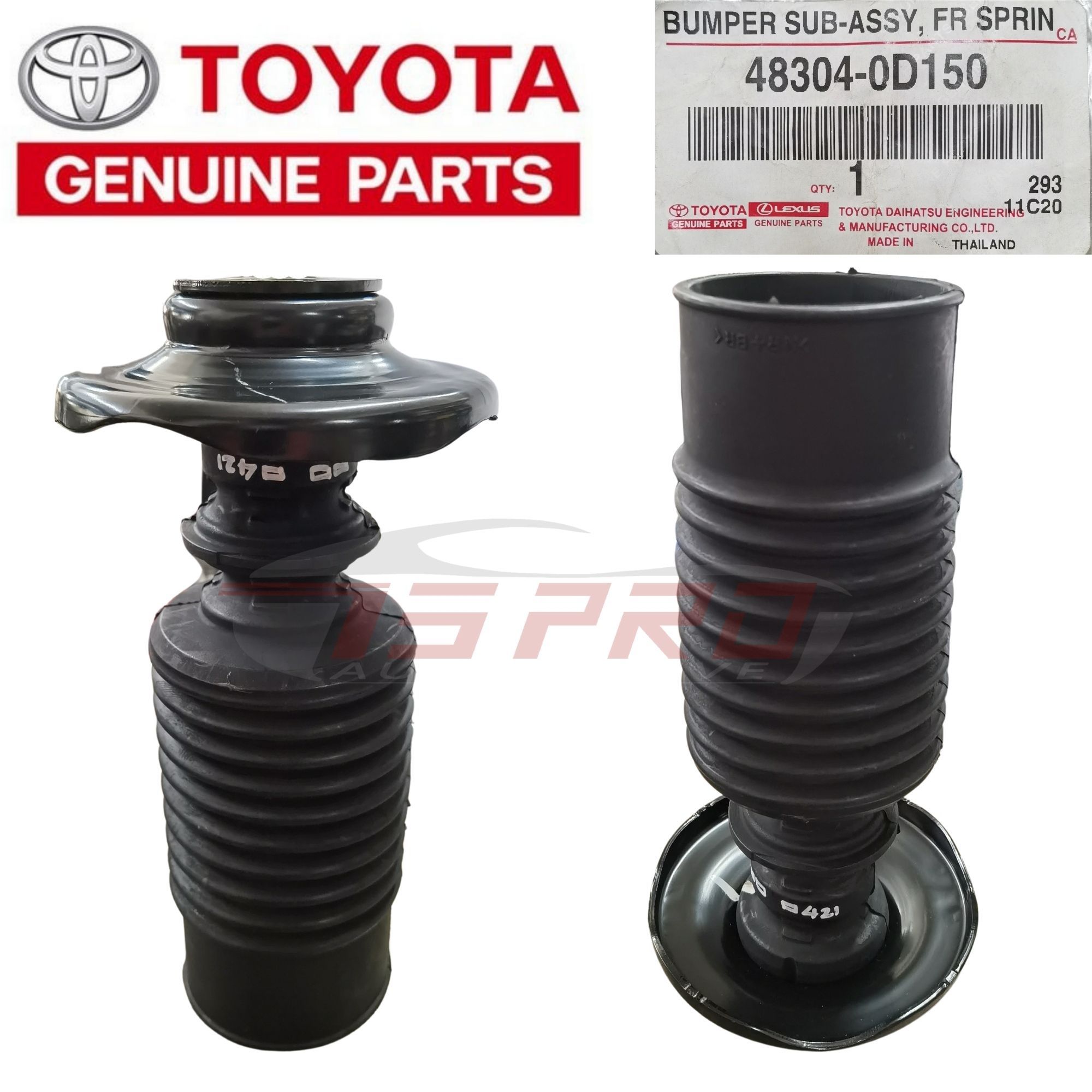 Toyota Vios 1 5 Ncp150 Nsp151 2013 2021year Genuine Front Absorber Boot With Bush Cover Spring Seat 1pc 48304 0d150