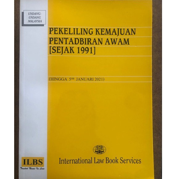 LATEST EDITION - PEKELILING KEMAJUAN PENTADBIRAN AWAM (HINGGA 