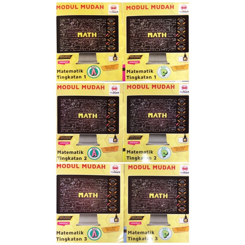 Koh Modul Mudah Matematik Dwibahasa Tingkatan 1 2 3 4 My Teach Shopee Malaysia
