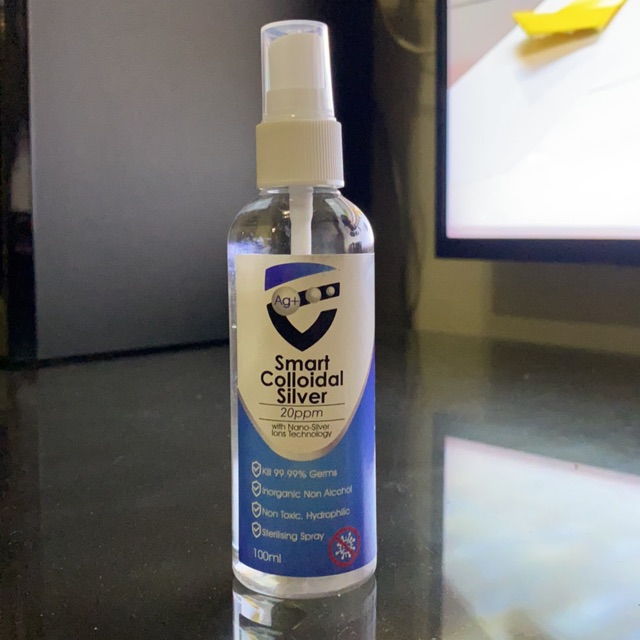 Ready Stock 100ml Hand Sanitizer Smart Colloidal Silver With Nano Silver Lons Technology Shopee Malaysia