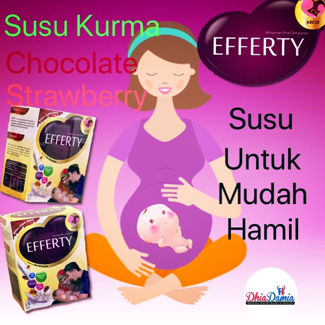 EFFERTY - Susu Untuk Mudah Hamil (3 Perisa Lazat)  Shopee 