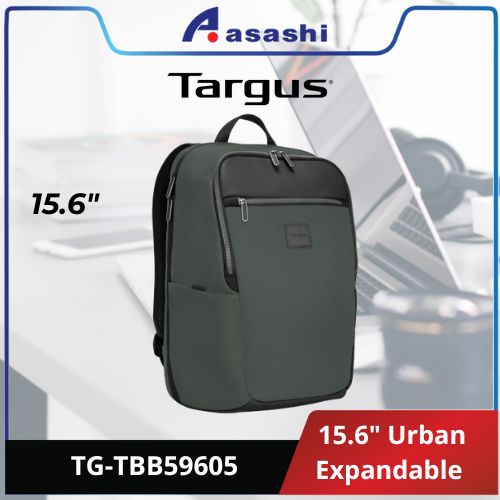 TARGUS TGTBB59605GL70 BP 15.6" URBAN EXPANDABLE BACKPACK OLIVE