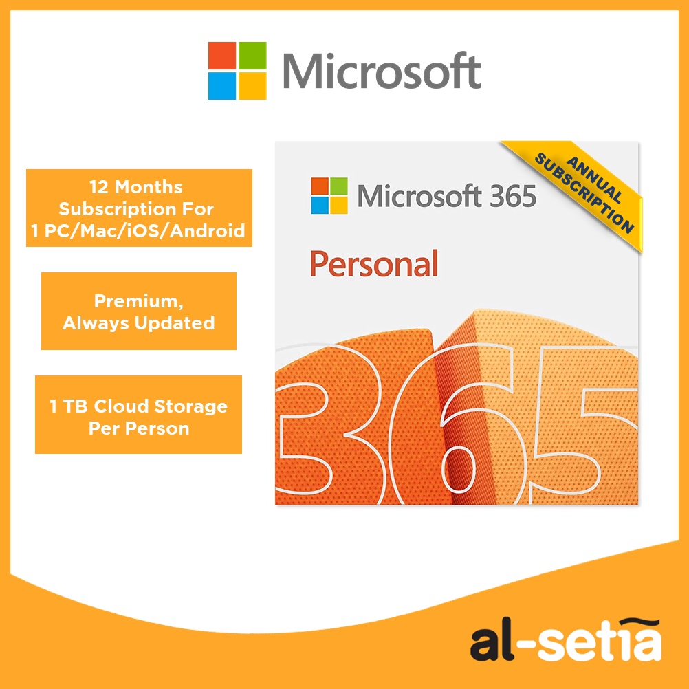 Microsoft 365 Personal Electronic Software Delivery (ESD) Version