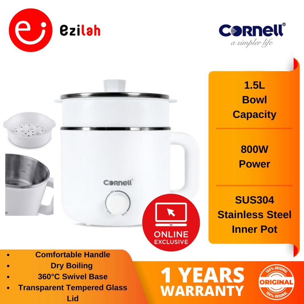 Cornell Mini Multi Cooker (800W) CMCS1500X Shopee Malaysia