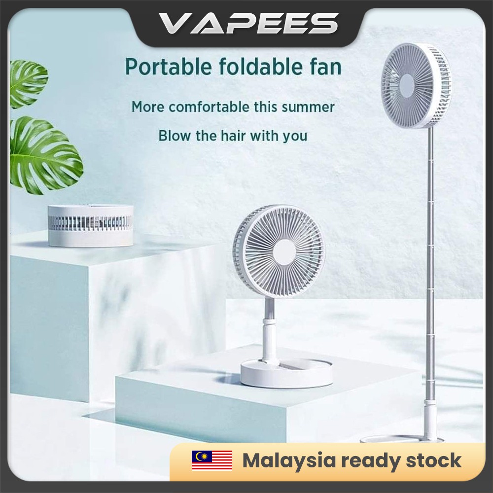 🔥RDY STOCK🔥USB Retractable Foldable Mini Fan Home Outdoor Fan Camping Fan Multifunction Portable Fan Kipas Berdiri