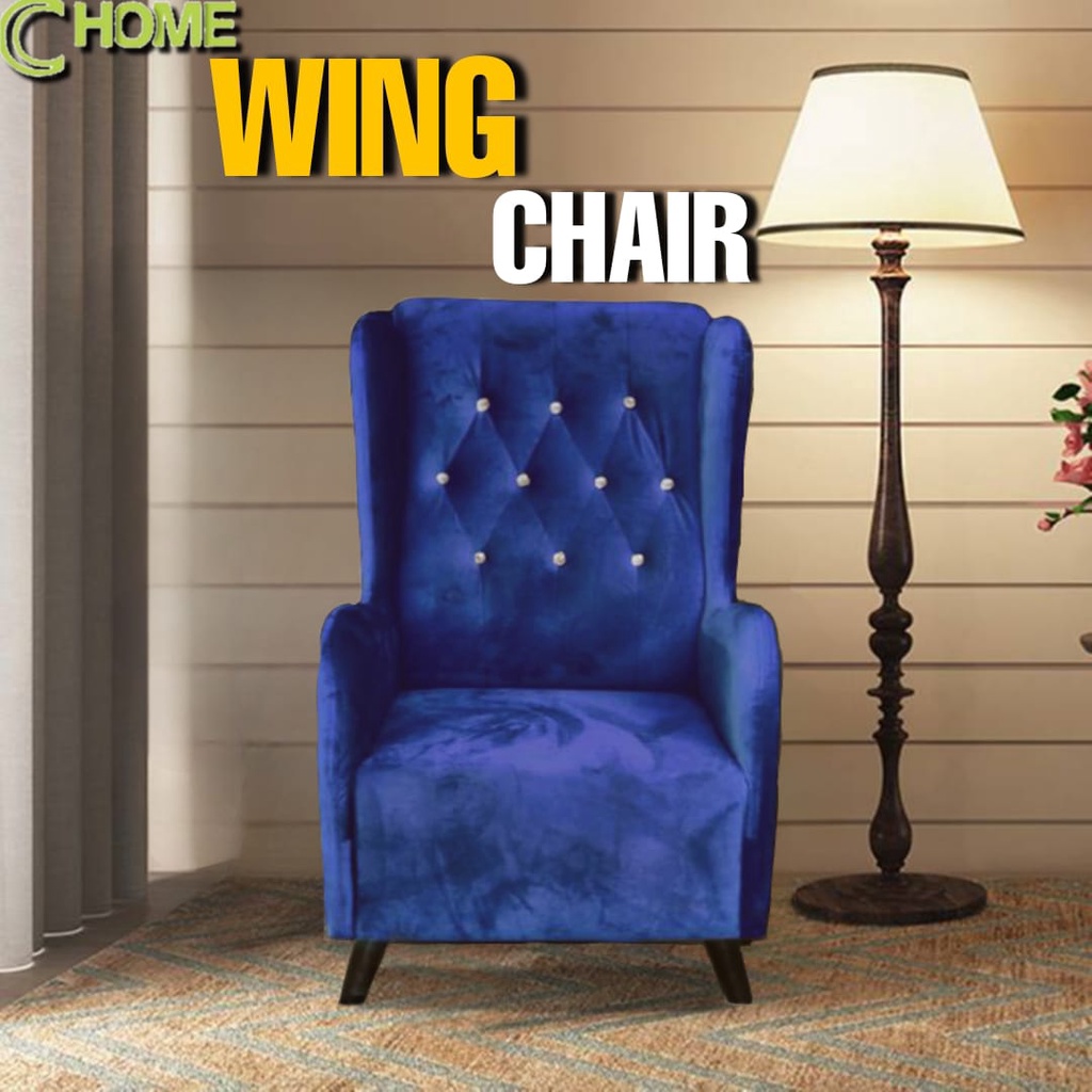 C HOME:-Scandinavian Nordic Wing Chair/Arm Chair/1 Seater Sofa