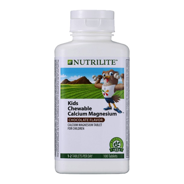 Nutrilite Kids Chewable Calcium Magnesium Tablet - 100 Tab | Shopee ...