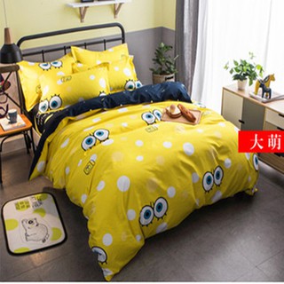 Children S Cartoon Spongebob Squarepants Bedding Four Piece Bed