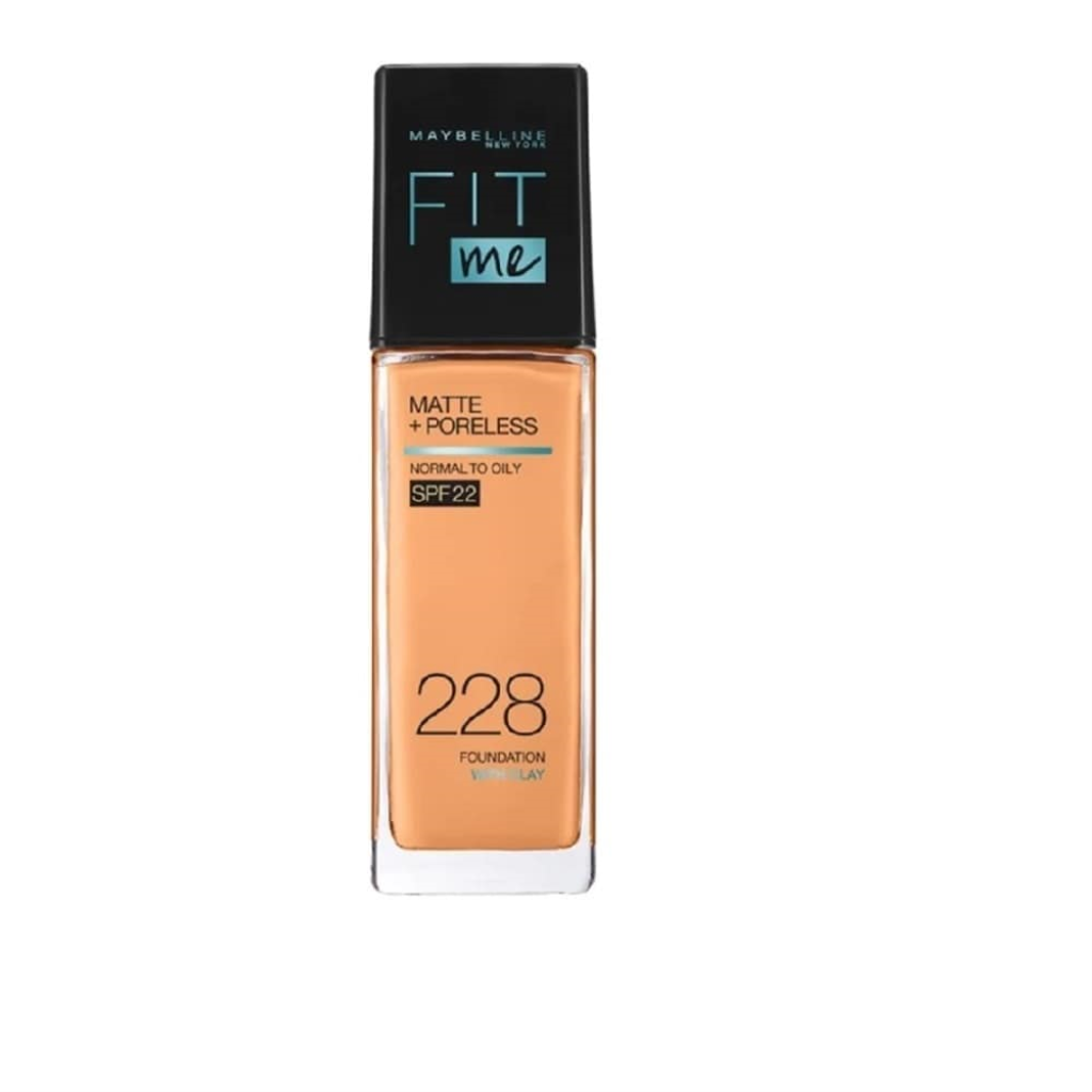 MAYBELLINE Fit Me Matte Liq Foundation SPF 228 Soft Tan | Shopee Malaysia