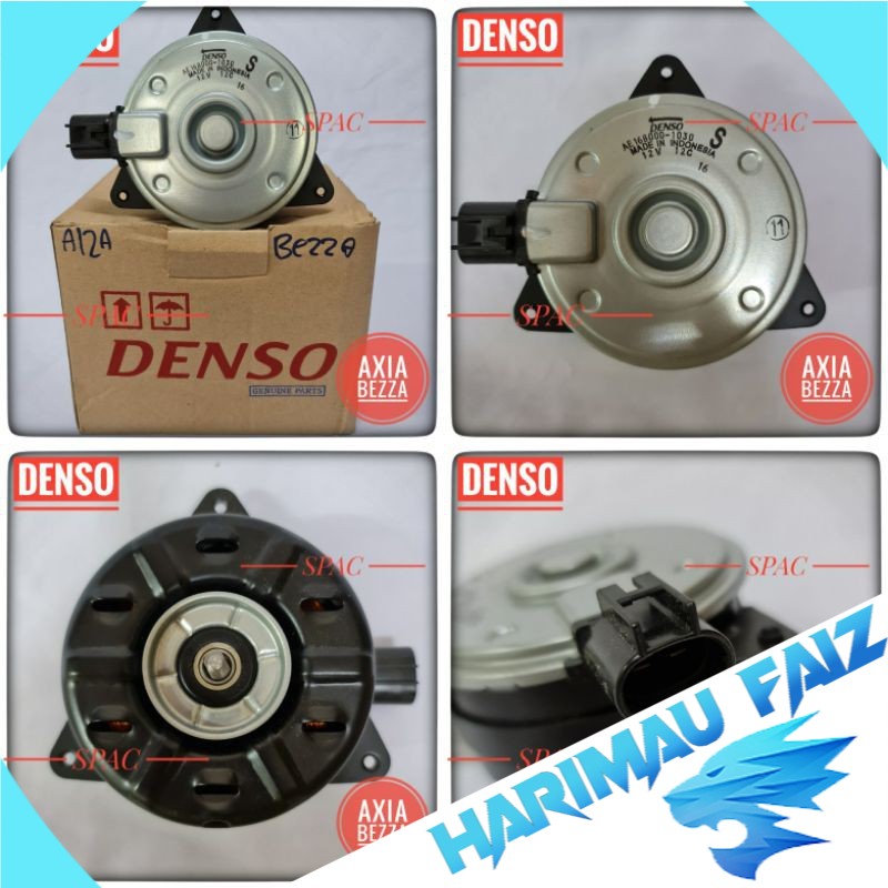 ORIGINAL DENSO Radiator Fan Motor 1680001030 Axia Bezza Myvi New D20N