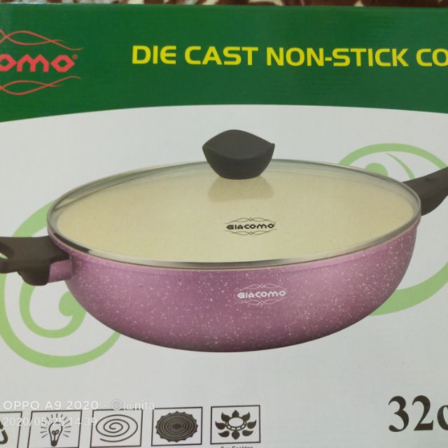 Free Delivery Utk Sem Giacomo Die Cast Aluminum Cookware With Non Stick Ceramic Coatingy