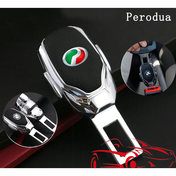 Perodua Car Seat Belt Buckle Clip Zinc Alloy Extender 