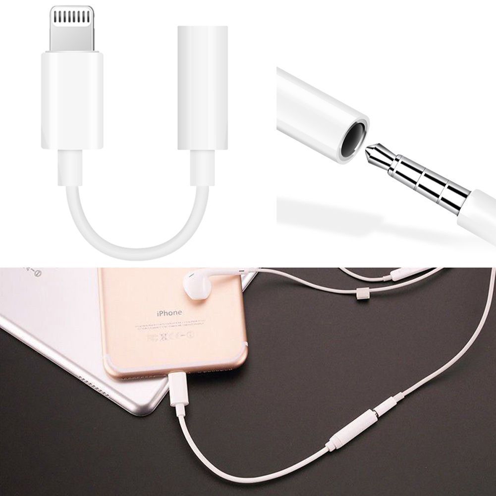 Apple Lightning To 3 5mm Headphone Jack Adapter Ios 10 2 Shopee Malaysia