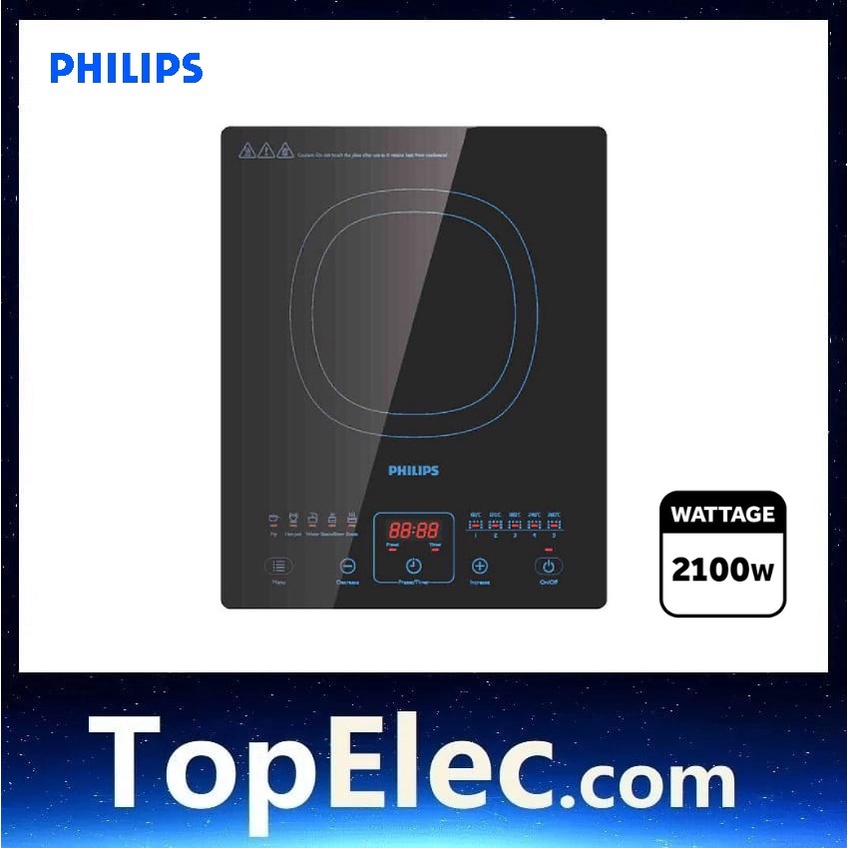 PHILIPS HD4911/62 2100W INDUCTION COOKER TopElec Shopee Malaysia
