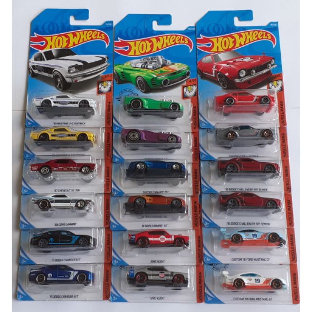 hot wheels muscle car series