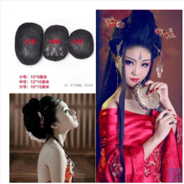 影楼古装假发女垫发毛 Traditional Chinese Wig Hairstyles Shopee