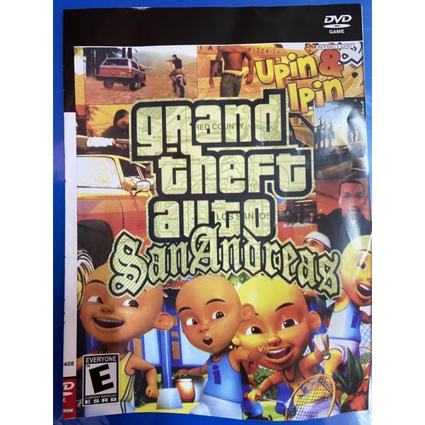 ps2 Grand theft auto San Andreas upin ipin Shopee Malaysia