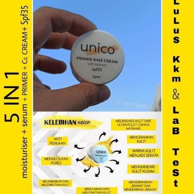 kelebihan unico cream