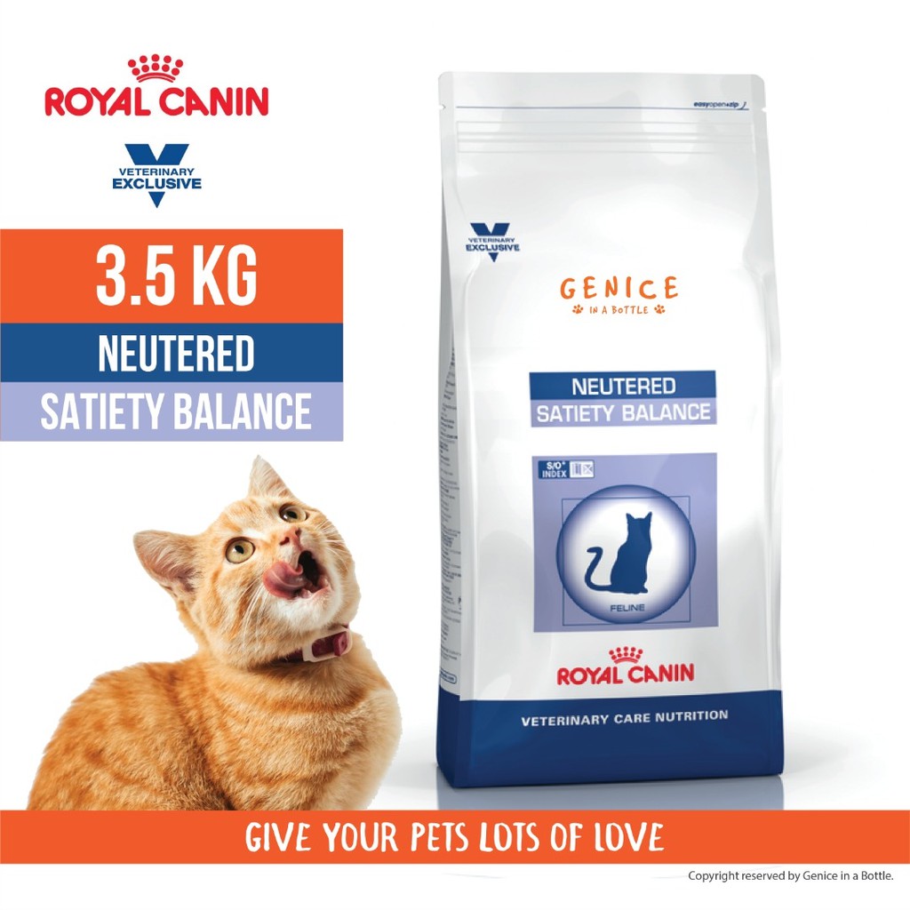 Royal Canin Feline Neutered Satiety Balance Cat Dry Food 3.5kg / weight