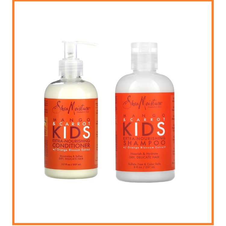 Shea Moisture Kid Shampoo / Conditioner Extra Nourishing Mango & Carrot