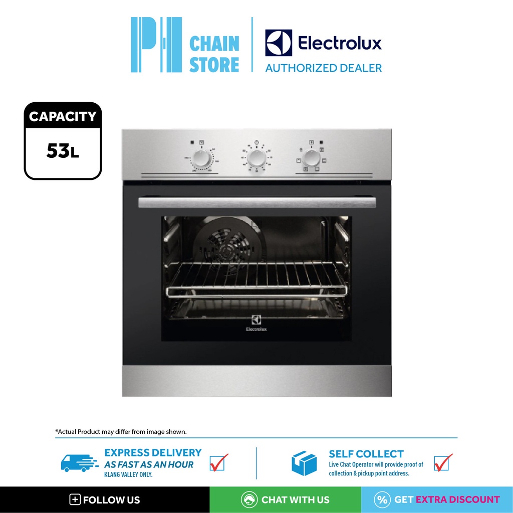 (DELIVERY FOR KL & SGR ONLY) ELECTROLUX EOB2100COX 53L BUILTIN OVEN