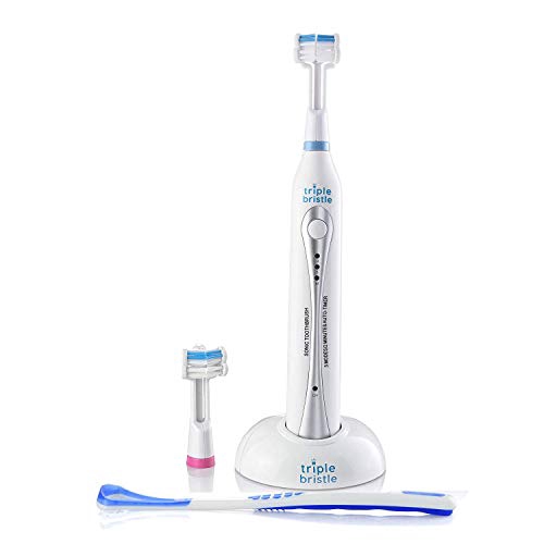 triple bristle toothbrush replacement heads