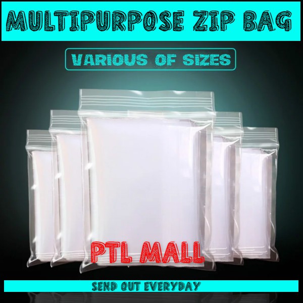 1.5x2" 2x3" 2.5x3.5" 3x4" 3x5"Thick Zipper Bag / ZipLock Bag / Zip Bag