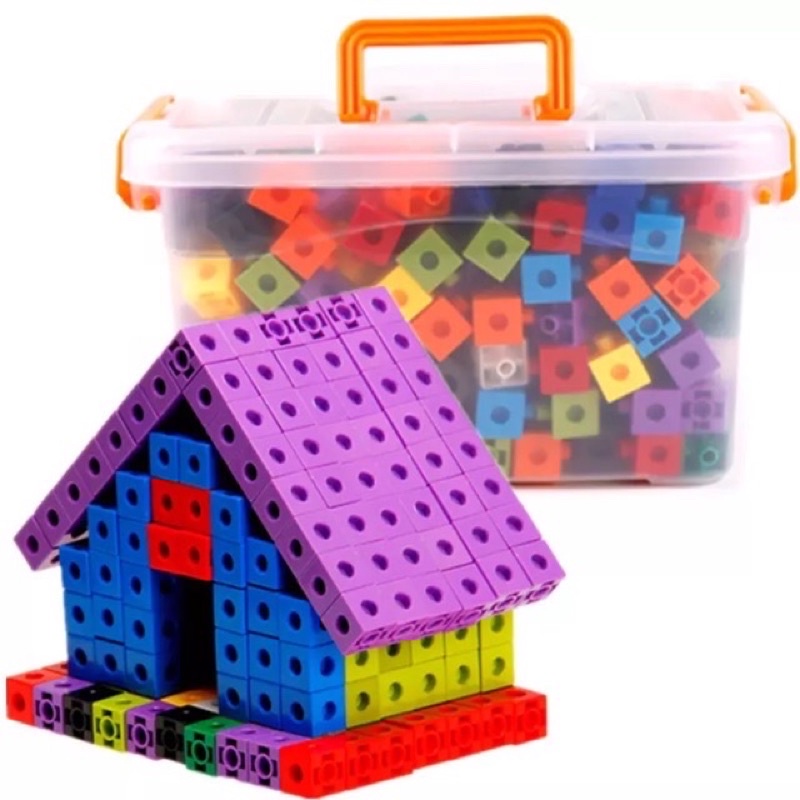 Math cubes link cubes counting toys - math blocks - educational toys for children