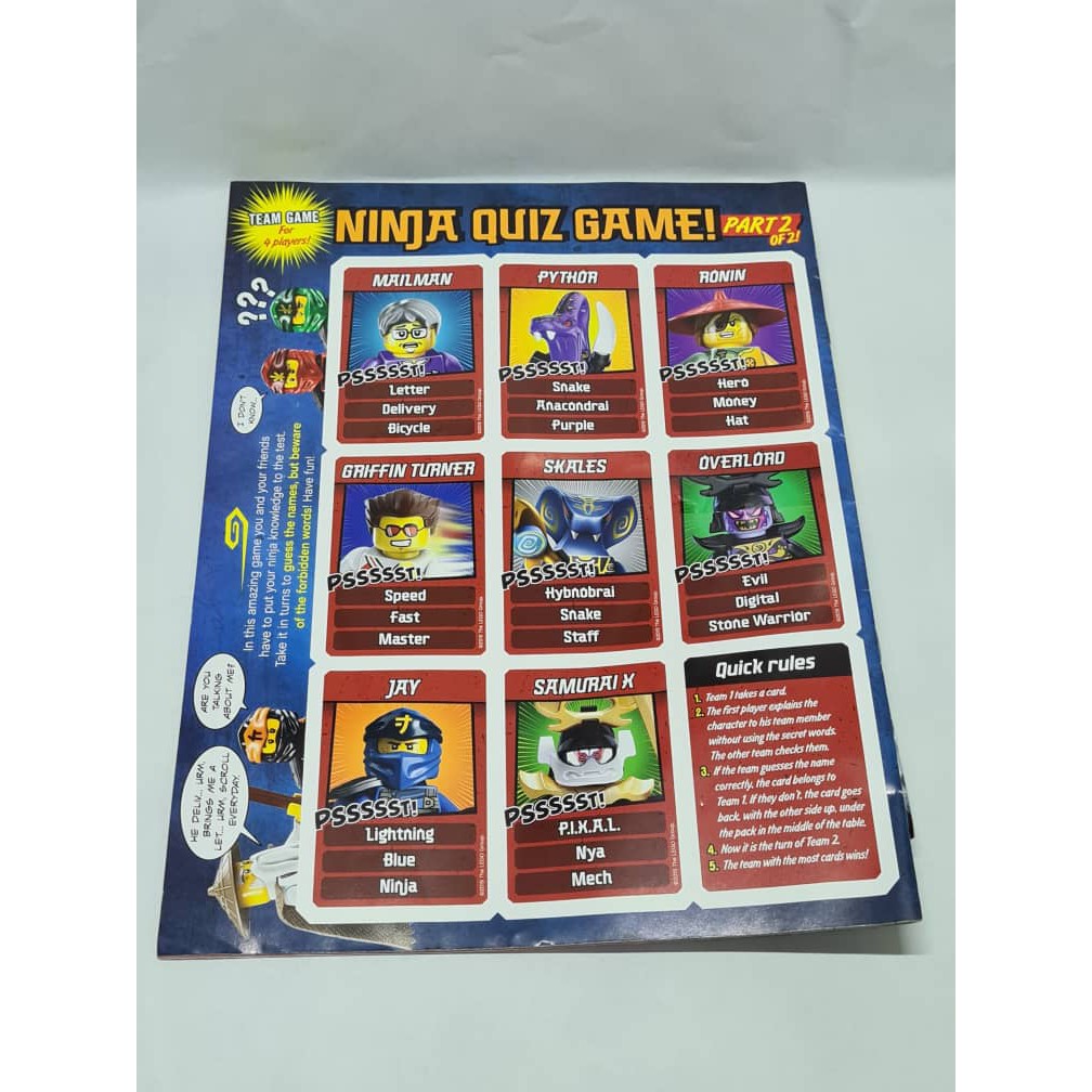 BricksAlive] LEGO MAGAZINE NINJAGO Activity Book Issue 54 with Exclusive  Pyro Viper Minifigures | Shopee Malaysia