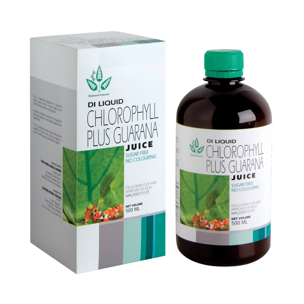 CHLOROPHYLL PLUS GUARANA 500ml Shopee Malaysia