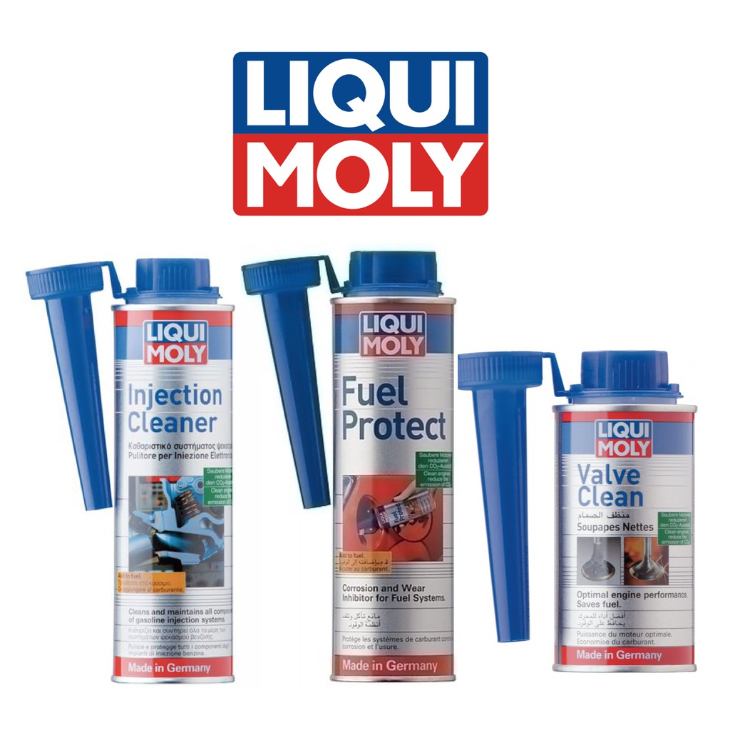 Liqui Moly Additives Package Injection Cleaner + Fuel Protect + Valve Clean Shopee Malaysia