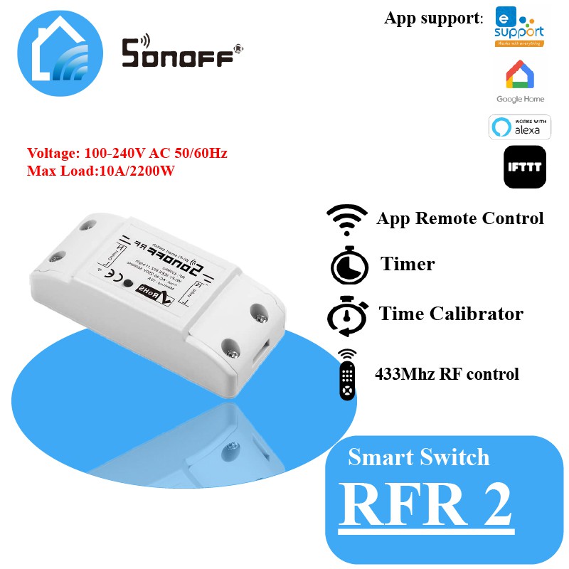 Подключение rf433 кнопки к wifi выключатель