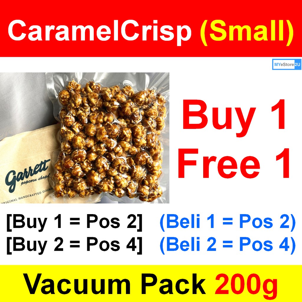 Buy Garrett Popcorn Caramelcrisp Macadamia Small Garret Garet Garett Caramel Popcorn Halal Seetracker Malaysia