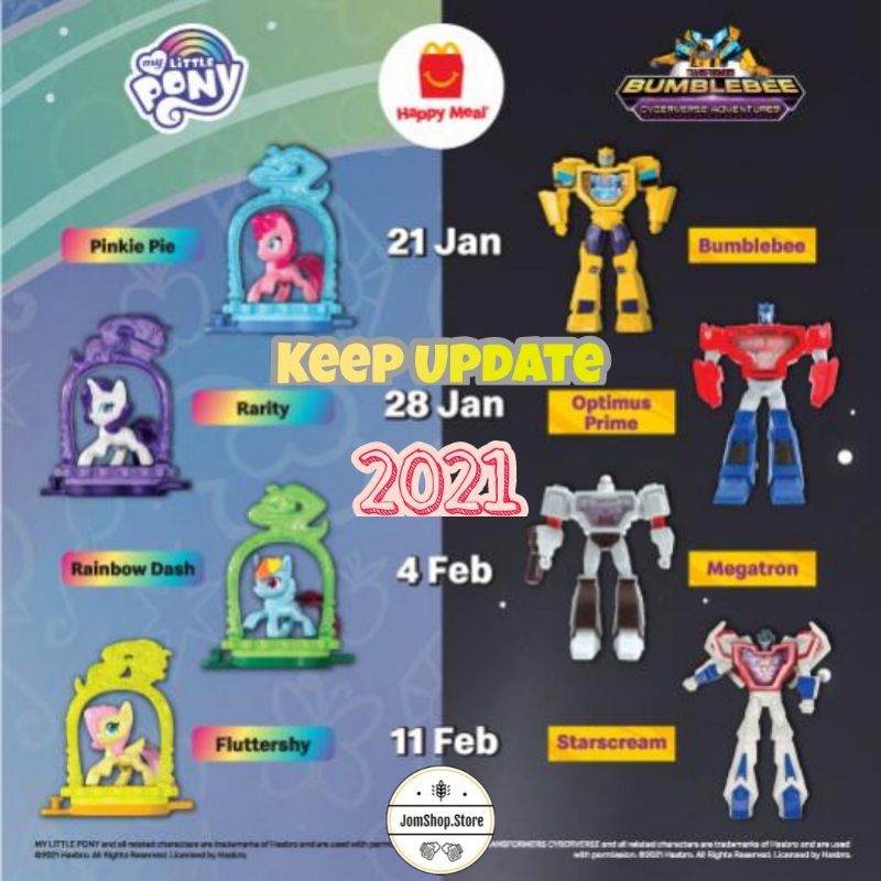 happy meal toys 2021 january