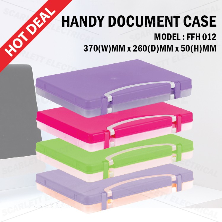Felton FFH 012 A4 Plastic Document Files Case Holder /Fail Dokumen ...