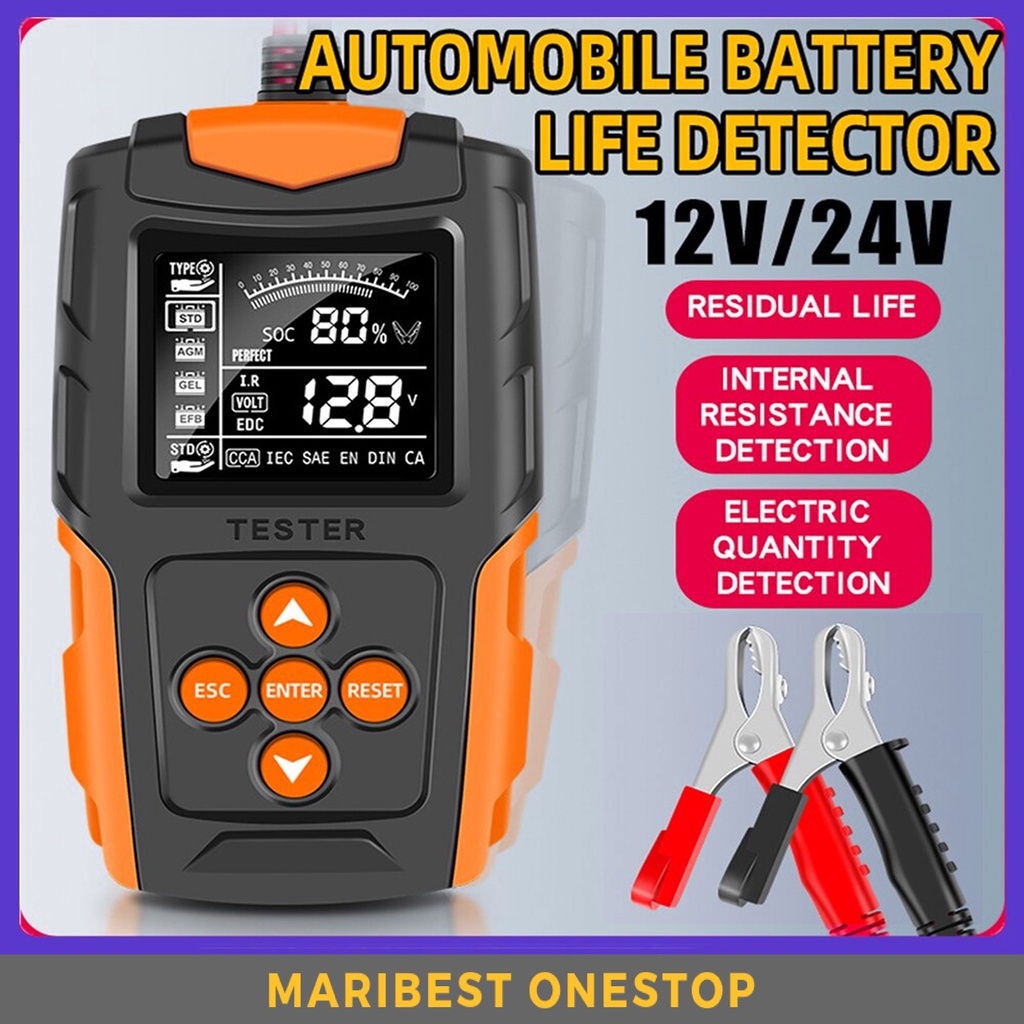 Car Battery Tester Car Battery Checker Battery Capacity Tester Battery Load Tester Vehicle Battery Charger