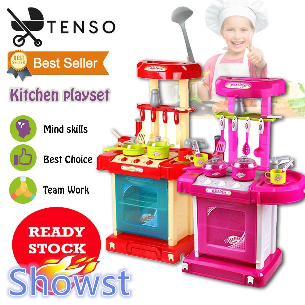 Set Playset Children Cooking Toy 
