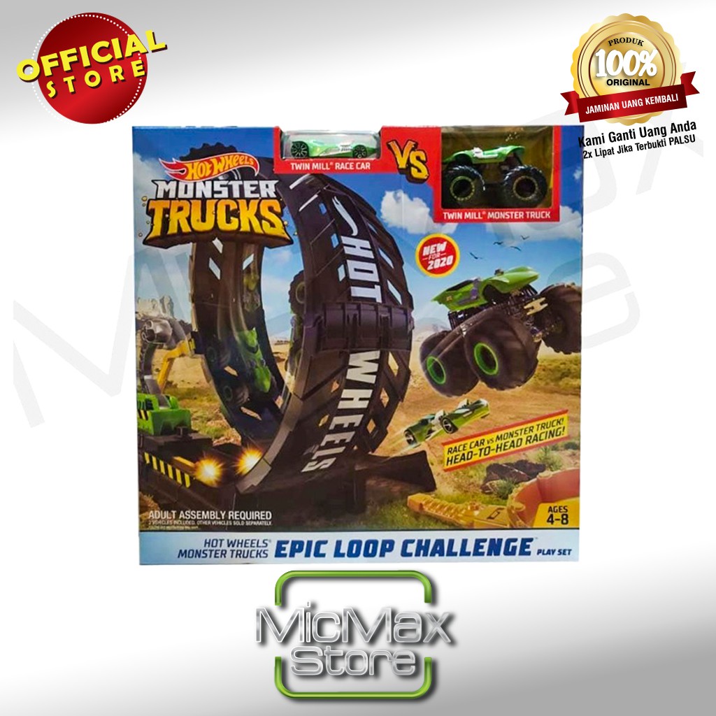 hot wheels monster trucks epic loop