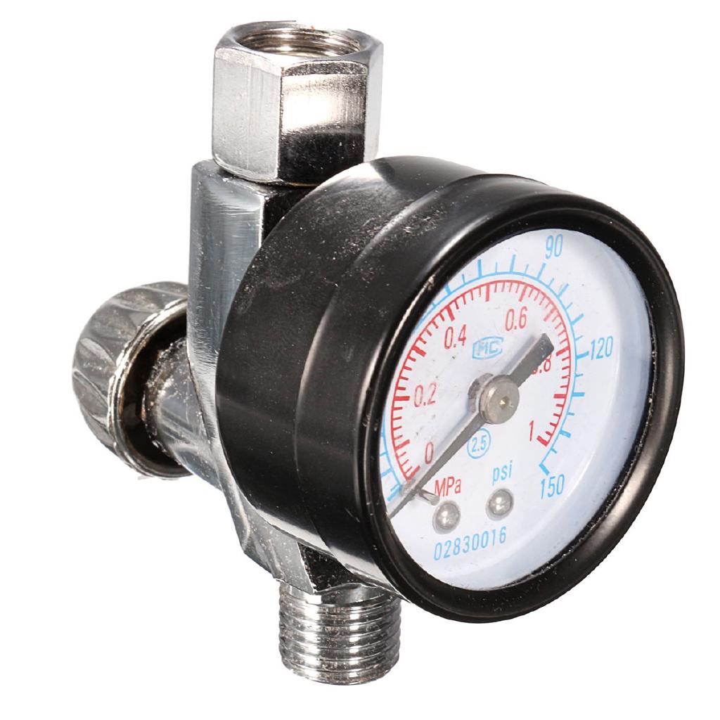 HVLP Spray Gun Air Regulator With Pressure Gauge Diaphragm ...