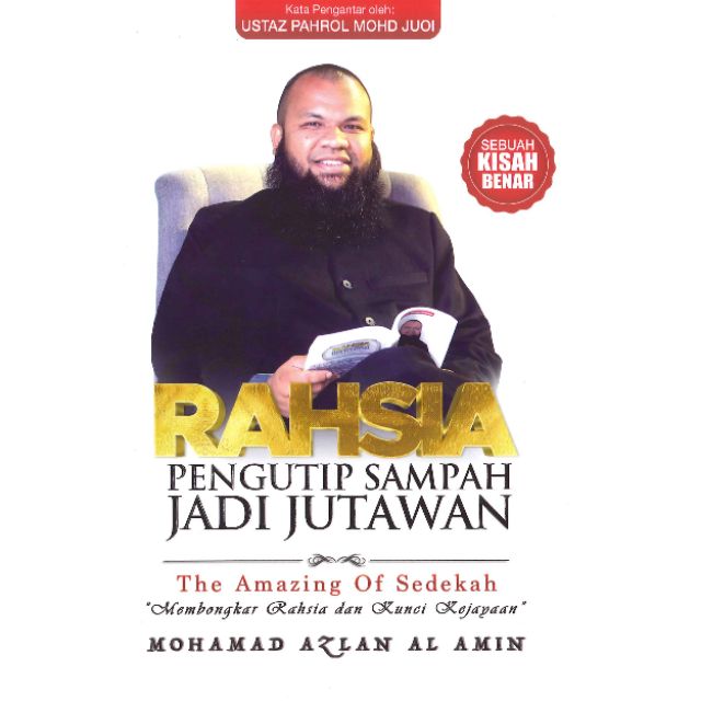 Buku Rahsia Pengutip Sampah Jadi Jutawan Diari Motivasi Ilmiah Kekayaan Kaya Duit The Amazing Of Sedekah Shopee Malaysia