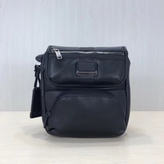 tumi sling bag leather