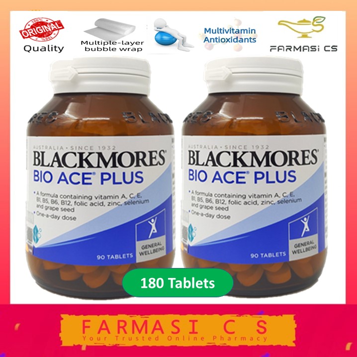 BLACKMORES Bio ACE Plus 90 tablets x 2 bottles EXP01/2023 [ Vitamin A