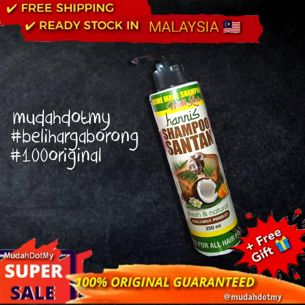 🔥Offer💯Original Hannis Shampoo Santan Syampu (250ml)