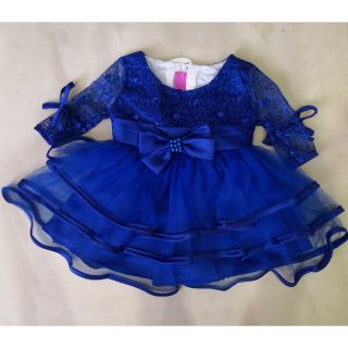 royal blue dresses for baby girl