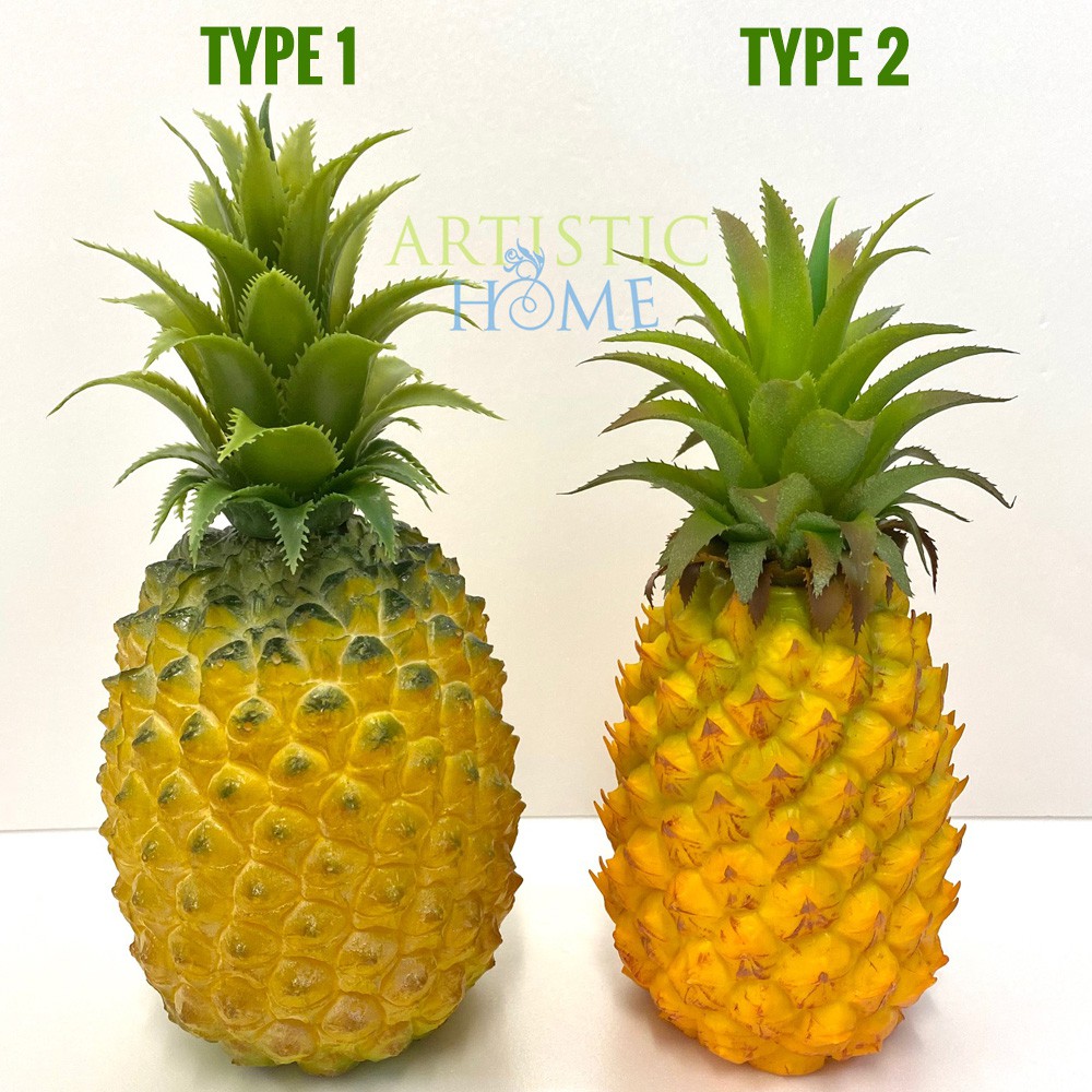 Artificial Big Pineapples Fake Fruit Decoration Display Event Props Buah Nanas Shopee Malaysia