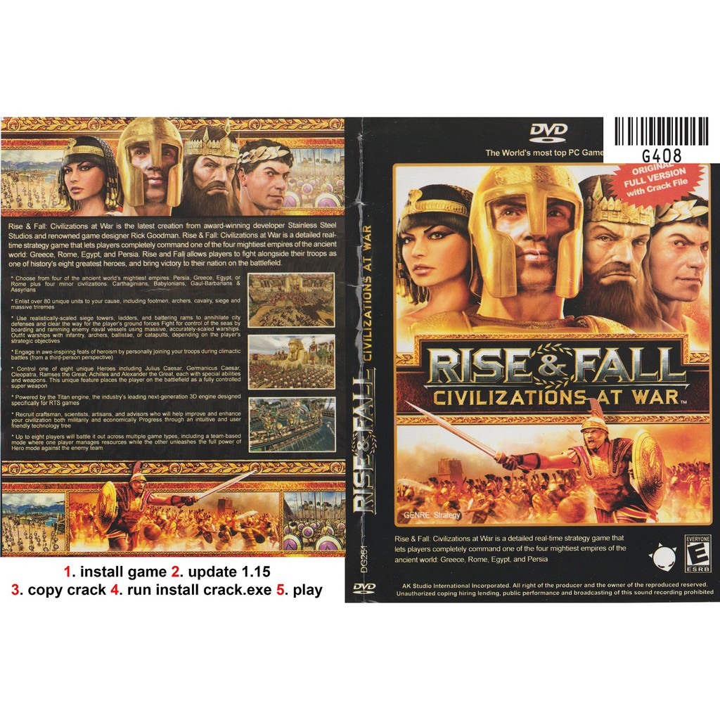 Rise Fall Civilizations At War Pc Game Shopee Malaysia